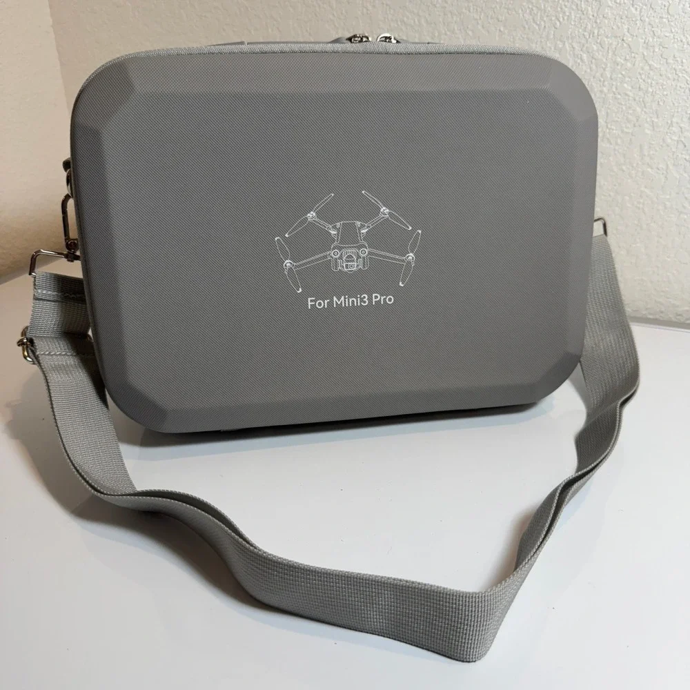 XFJ For Mini 3 Pro Drone Carrying Case Shoulder Bag Gray